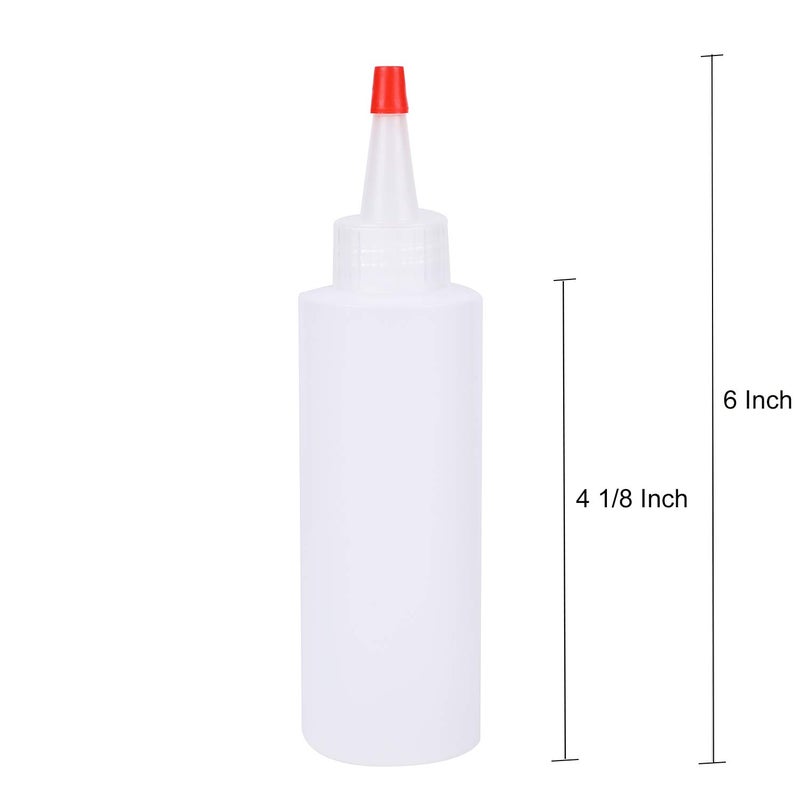 Bekith 30 Pack Small Plastic Squeeze Condiment Bottles with Red Tip Cap, 4 Ounce Squirt Bottle For Ketchup, BBQ, Sauces, Syrup, Condiments, Dressings, Arts and Crafts - Image 2